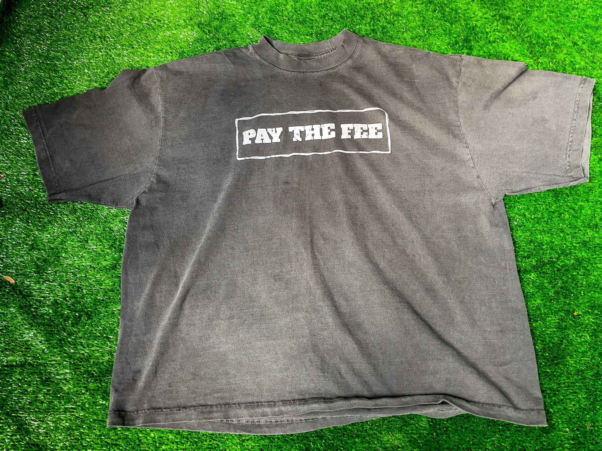 "PAY THE FEE" Off the Shoulder Shirt