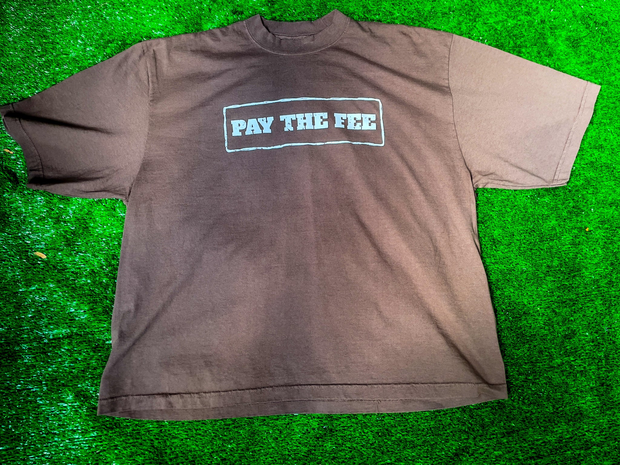 "PAY THE FEE" Off the Shoulder Shirt