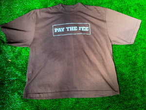 "PAY THE FEE" Off the Shoulder Shirt