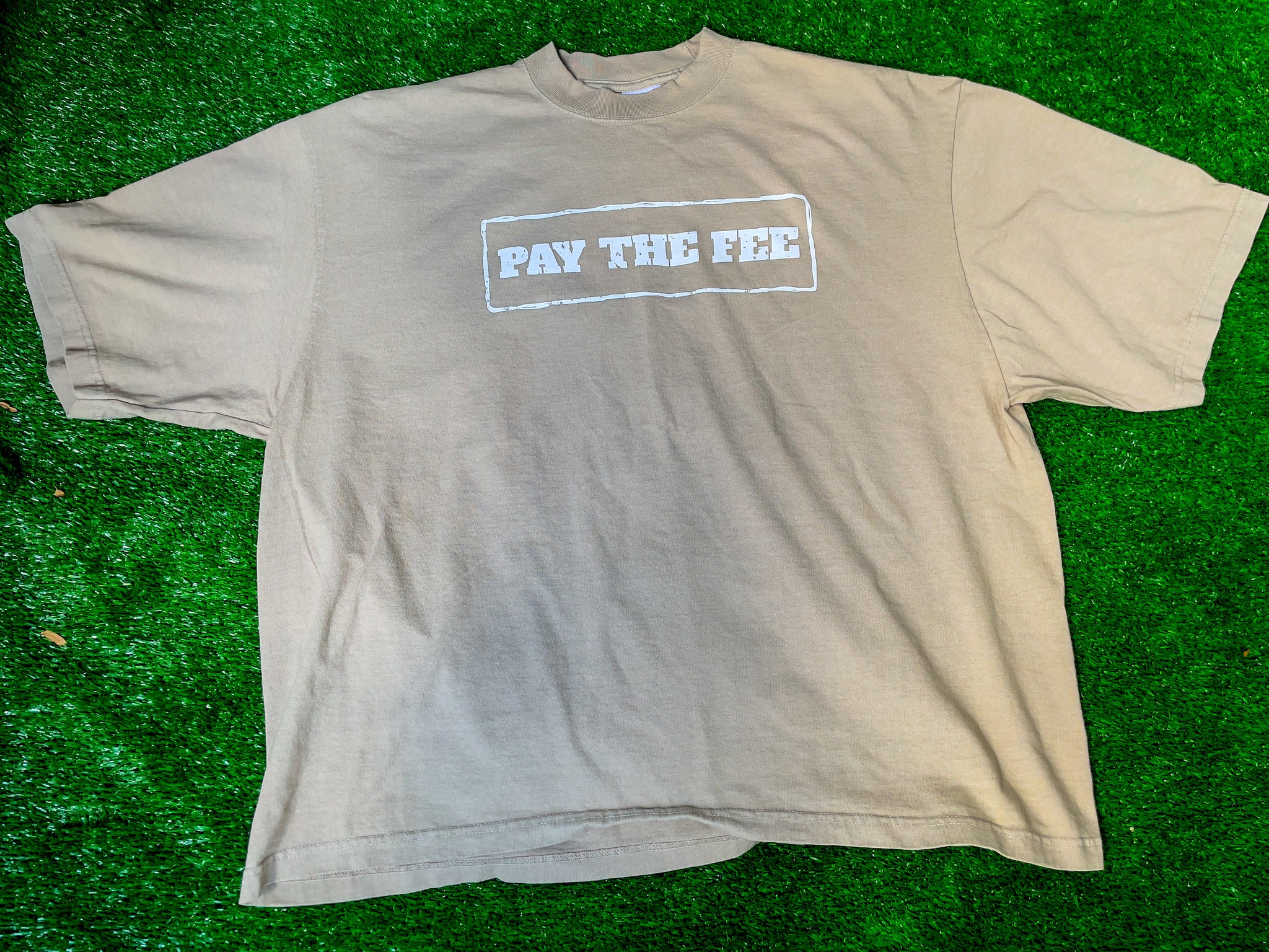 "PAY THE FEE" Off the Shoulder Shirt