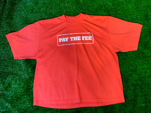 "PAY THE FEE" Off the Shoulder Shirt