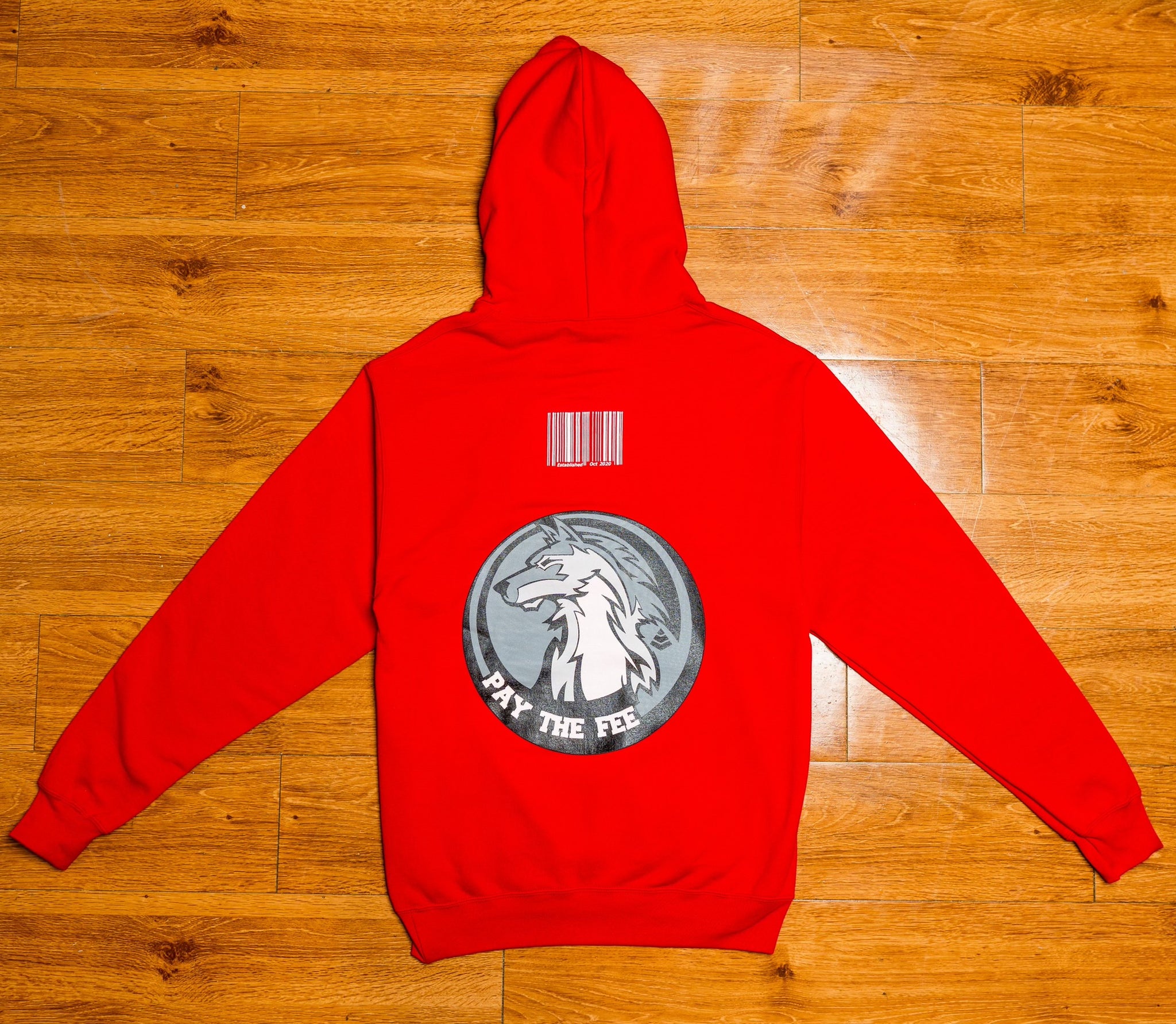 Red Pay The Fee Hoodie