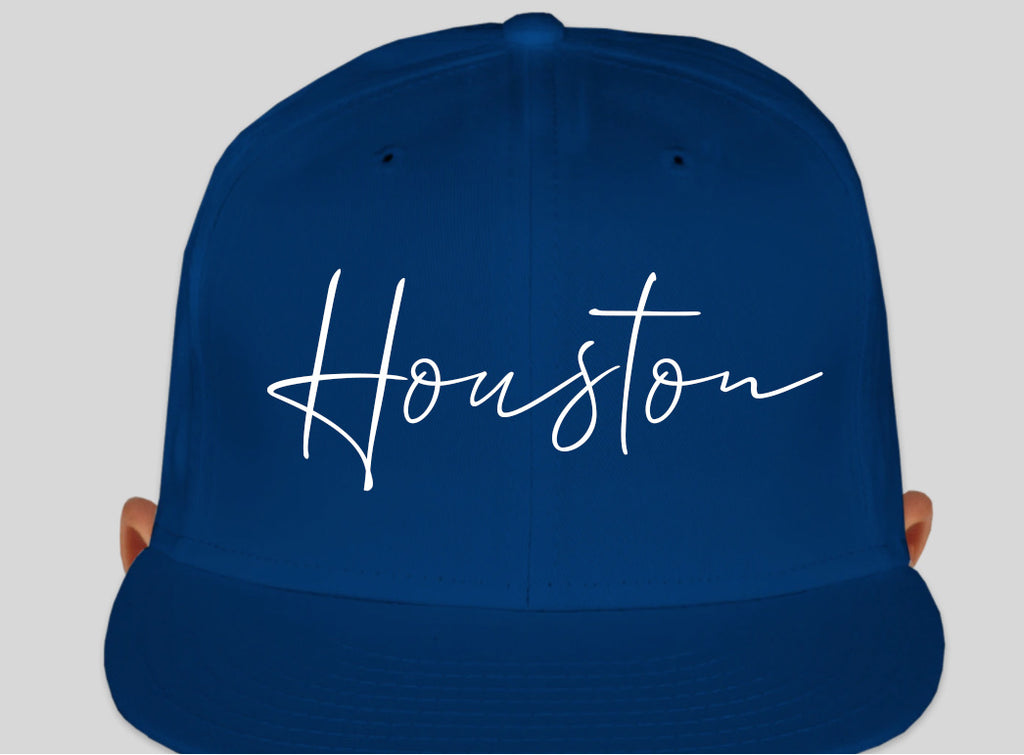 Blue Houston Snapback