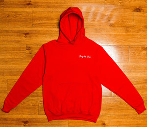 Red Pay The Fee Hoodie